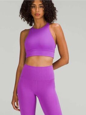 Lululemon Energy High-Neck Longline Bra
